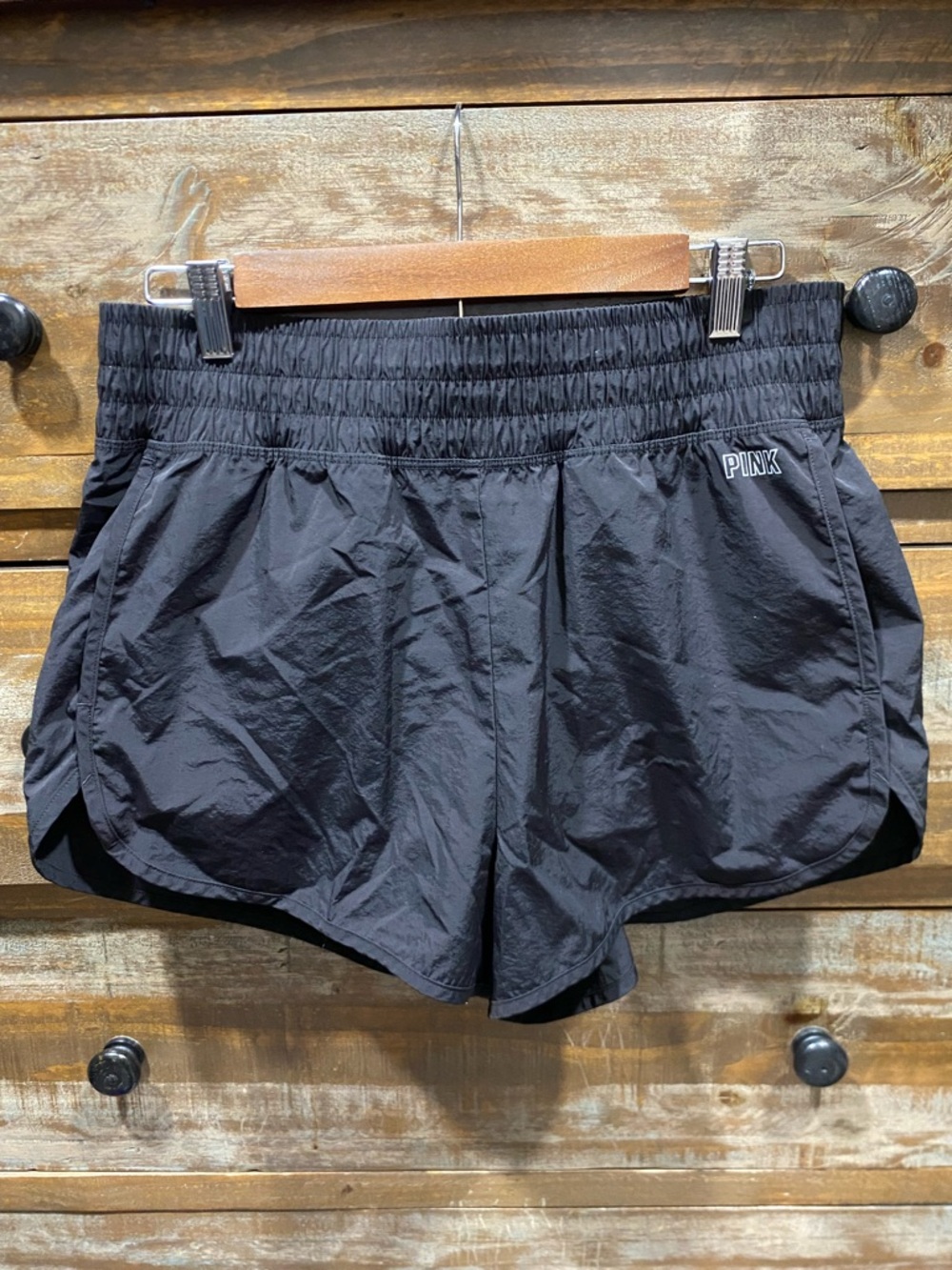 PINK Victoria's Secret Black Lightweight Athletic Shorts